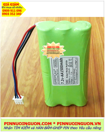 Pin sạc 7.2v-AA1500mAh, Pin sạc NiMh 7.2v-AA1500mAh, Pin sạc GREPOW 7.2v-AA1500mAh chính hãng